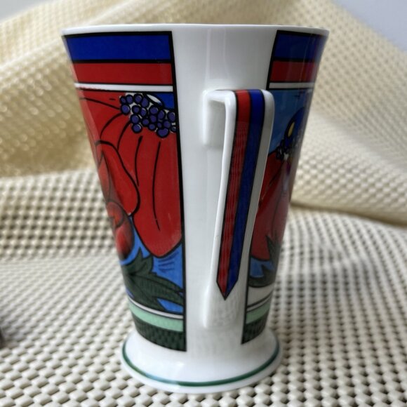 Walled Garden 2 Mugs by Wren England Flowers Poppies Violets - Picture 5 of 16